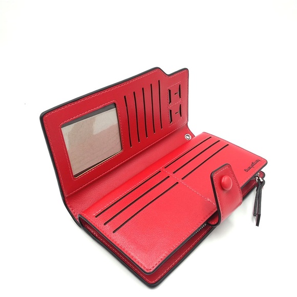 Women Girls Leather Wallet Cards Holder Handbagc - Picture 4 of 5